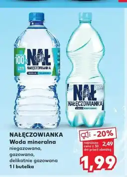 Kaufland Woda mineralna niegazowana Nałęczowianka oferta