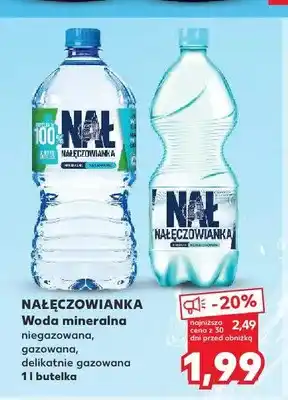 Kaufland Woda mineralna niegazowana Nałęczowianka oferta
