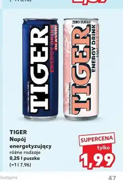 Kaufland Napój energetyzujący Tiger Classic oferta