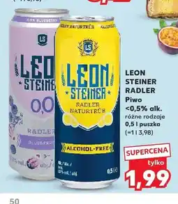 Kaufland Piwo bezalkoholowe Leon Steiner Radler Blueberry oferta