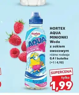 Kaufland Woda z sokiem owocowym Hortex Aqua Minionki Malinowy oferta