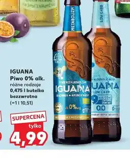 Kaufland Piwo bezalkoholowe Iguana Błonnik + Aminokwasy oferta