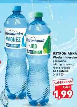 Kaufland Woda mineralna Ustronianka +Magnez oferta