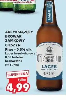 Kaufland Piwo bezalkoholowe Cieszyn Lager oferta