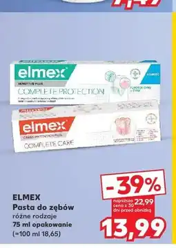 Kaufland Pasta do zębów Elmex Complete Protection oferta