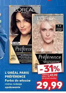 Kaufland Farba do włosów L'Oréal Paris Préférence oferta