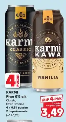 Kaufland Piwo bezalkoholowe Karmi Classic oferta