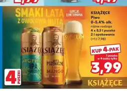 Kaufland Piwo Książęce Tropical IPA 4-pak oferta