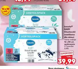 Kaufland Chusteczki nawilżane dla dzieci bevola Baby Sensitiv 16-pak oferta