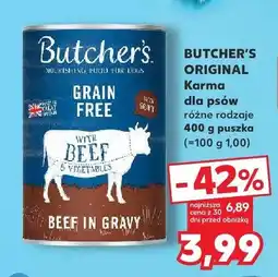 Kaufland Karma dla psów Butcher's Original z wołowiną w sosie oferta