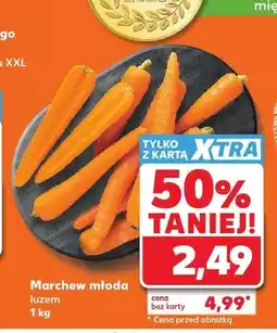Kaufland Marchew młoda luzem oferta