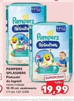 Kaufland Pieluszki do kąpieli Pampers Splashers oferta