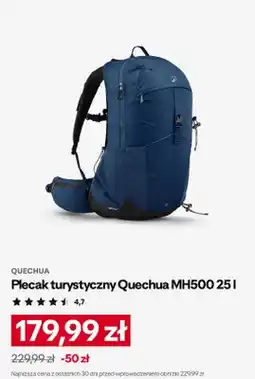 Decathlon Plecak turystyczny Quechua MH500 oferta
