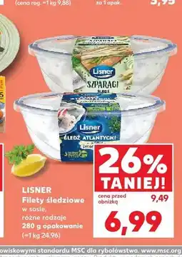 Kaufland Filety śledziowe w sosie Lisner oferta