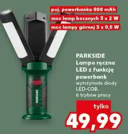 Kaufland PARKSIDE Lampa ręczna LED z funkcją powerbank oferta