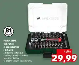 Kaufland PARKSIDE Wkrętak z grzechotką i bitami oferta