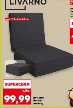 Kaufland LIVARNO Materac składany oferta