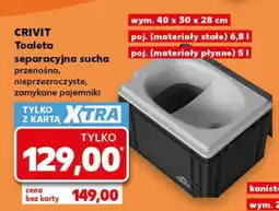 Kaufland CRIVIT Toaleta separacyjna sucha oferta