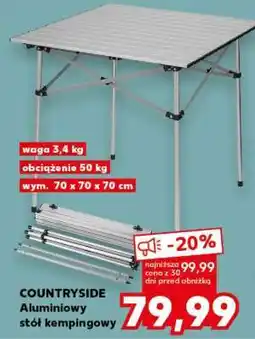 Kaufland COUNTRYSIDE Aluminiowy stół kempingowy oferta