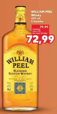 Kaufland WILLIAM PEEL Whisky 40% alk. 1 l butelka oferta