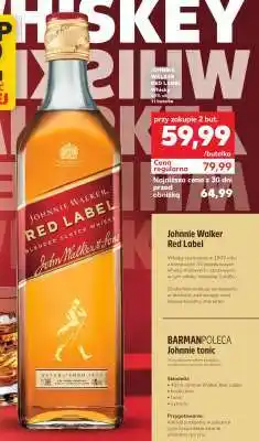 Kaufland JOHNNIE WALKER RED LABEL oferta