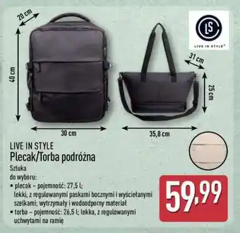 LIVE IN STYLE Plecak/Torba podróżna