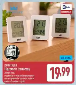 ALDI KRONTALER Higrometr termiczny oferta
