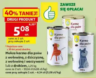 Auchan Karma dla psów oferta