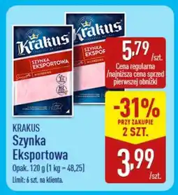 ALDI KRAKUS Szynka eksportowa oferta