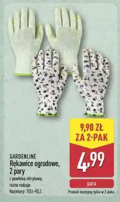 ALDI GARDENLINE Rękawice ogrodowe, 2 pary oferta