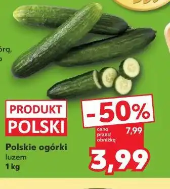 Kaufland Polskie ogórki luzem oferta