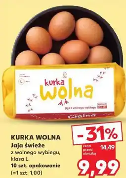 Kaufland Kurka Wolna Jaja świeże z wolnego wybiegu, klasa L oferta