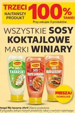 Kaufland WSZYSTKIE SOSY KOKTAJLOWE MARKI WINIARY oferta