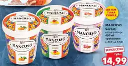 Kaufland Mancuso Sorbet różne rodzaje oferta