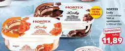 Kaufland Hortex Lody różne rodzaje oferta