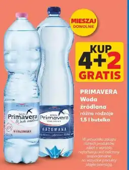 Kaufland Primavera Woda źródlana oferta