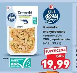 Kaufland Blue Bay Krewetki marynowane czosnek-zioła oferta