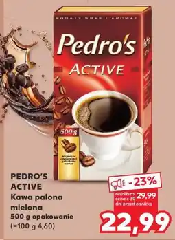 Kaufland Pedro's Active Kawa palona mielona oferta