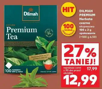 Kaufland Dilmah Premium Herbata czarna ekspresowa oferta