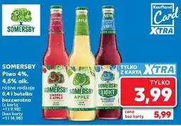 Kaufland Somersby Piwo 4%, 4,5% alk. różne rodzaje oferta