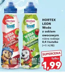 Kaufland HORTEX LEON Woda z sokiem owocowym oferta