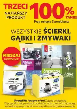 Kaufland WSZYSTKIE ŚCIERKI, GĄBKI i ZMYWAKI Stella / Anna Zaradna oferta