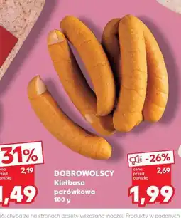 Kaufland Kiełbasa parówkowa oferta