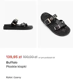 Deichmann Buffalo Płaskie klapki oferta