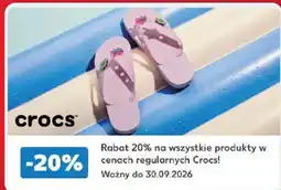 Kaufland Crocs Rabat 20% na wszystkie produkty w cenach regularnych oferta