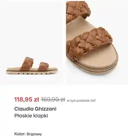 Deichmann Claudia Ghizzani Płaskie klapki oferta