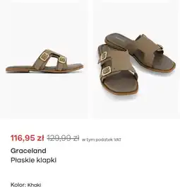 Deichmann Graceland Płaskie klapki oferta