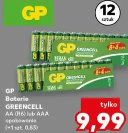 Kaufland GP Baterie GREENCELL AA (R6) lub AAA oferta