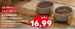 Kaufland K-CARINURA Miska pojedyncza lub podwójna na karmę oferta