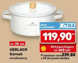 Kaufland GERLACH Garnek emaliowany śr. 20 cm oferta